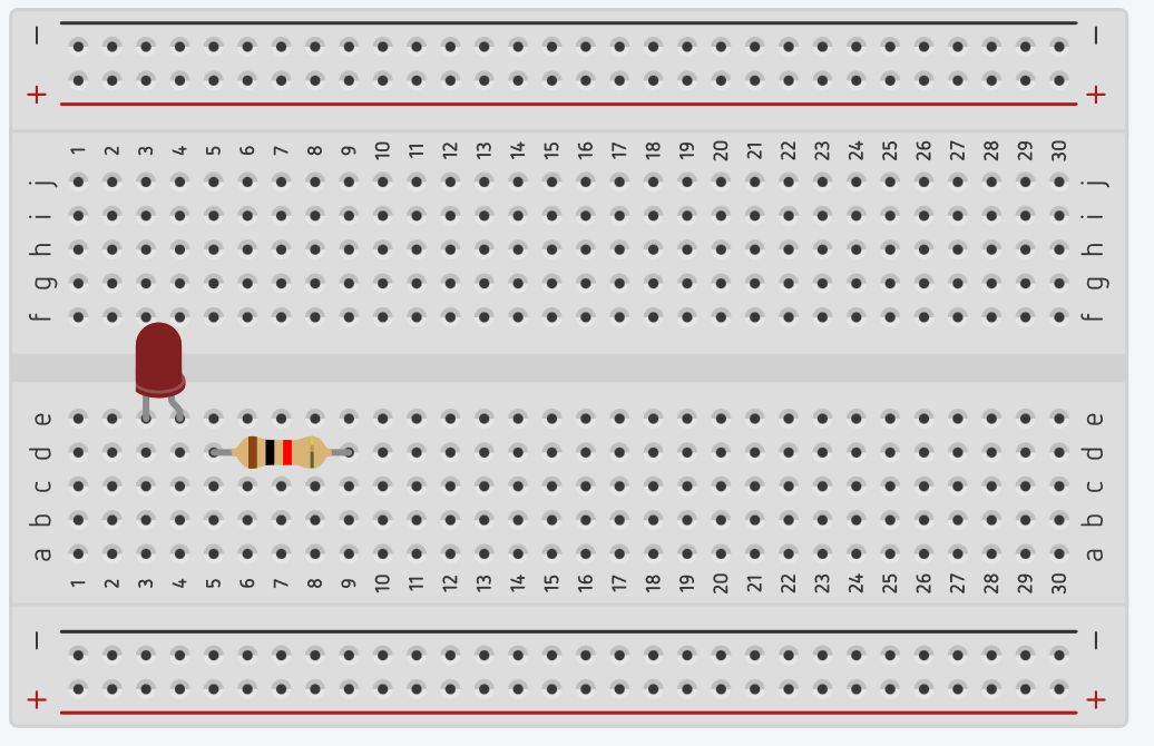 Wrong resistor placement